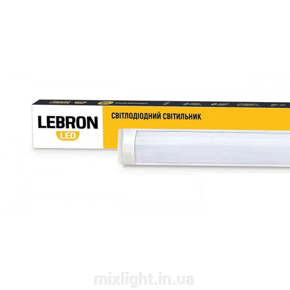 LED світильник лінійний 36W Lebron L-LPO 1200мм 6200K 2700Lm від компанії Mixlight - фото 1