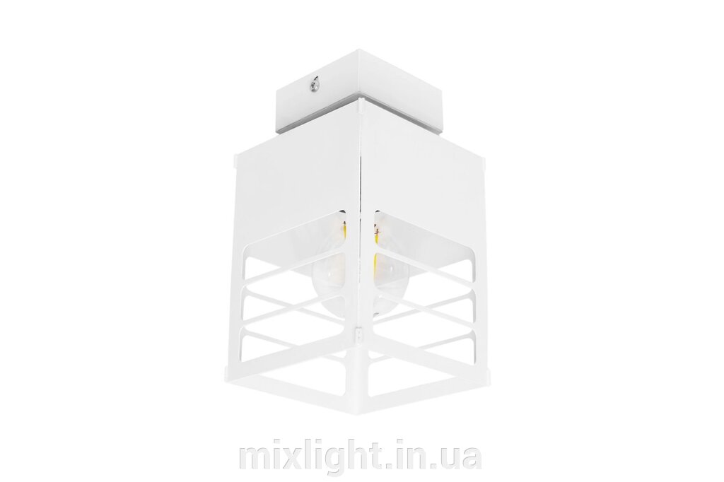 Люстра лофт MSK Electric Urban на один плафон білий NL 2310 WH від компанії Mixlight - фото 1