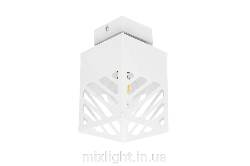 Люстра лофт MSK Electric Urban на один плафон білий NL 2410 WH від компанії Mixlight - фото 1