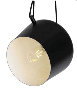 Оригінальна люстра в стилі модерн на одну лампу LV 761WH01-1 чорна