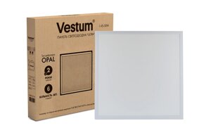 Панель світлодіодна врізна LED ULTRA SLIM 40W 600x600 6500K 220V біла Vestum