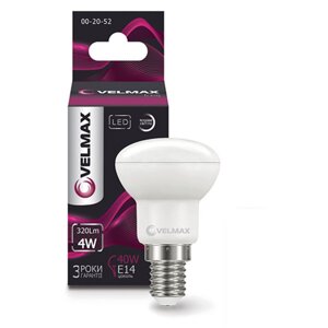 LED лампа 4W Velmax V-R39 E14 4100K 320Lm кут 120 °