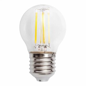 Світлодіодна філаментна LED лампа G45 8W E27 4200K LED Filament clear SiriusStar 4406