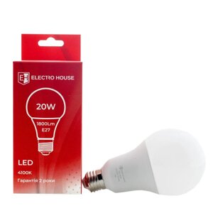 LED лампа A70 E27 20 Вт 4100К