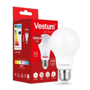 Світлодіодна лампа Vestum A60 12W 4100K 220V E27 1-VS-1103