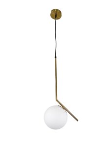 Підвісна люстра шар на 1 лампу корпус бронзового кольору Levistella 910RY618