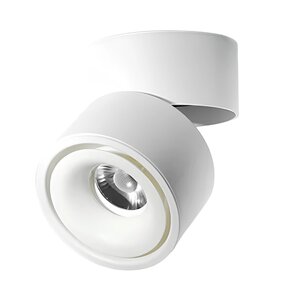 Стельовий накладний LED світильник 15W поворотний 4200K білого кольору Horoz Electric LAYLA-15