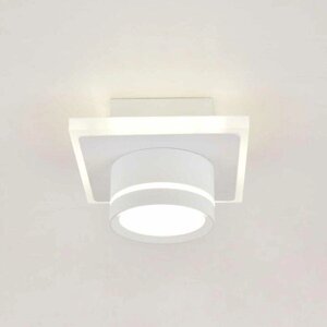 Стельовий точковий світильник спот LED накладний 8W білого кольору Sirius RD819 WT