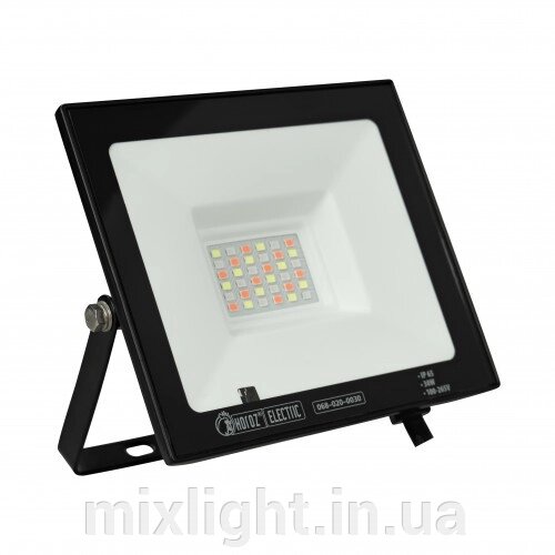 Прожектор світлодіодний RGB 50W на пульті керування IP65 Remix-50 Horoz Electric від компанії Mixlight - фото 1