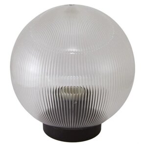 Садово-парковий світильник куля прозора 250 мм