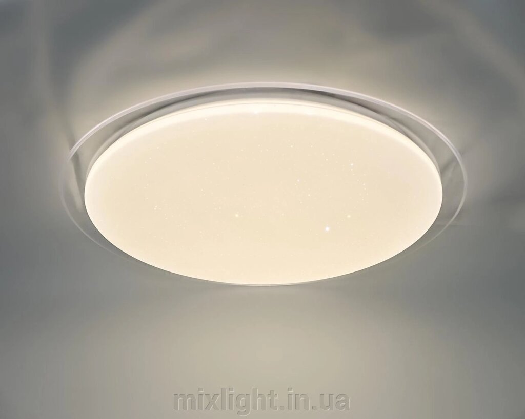 Стельова LED люстра VALESO 96W кругла 3100/4500/6100К біла IP20 V GLX-19444-540 від компанії Mixlight - фото 1