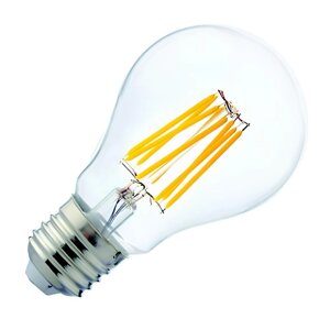 Світлодіодна лампа філамент 12W A60 Е27 груша 4200К Horoz Electric Filament Globe-12
