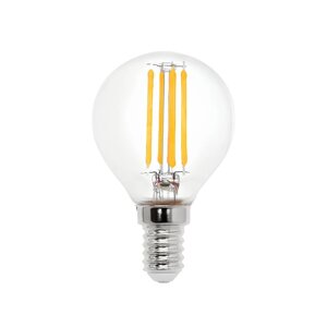 Світлодіодна лампа філамент 6W E14 кулька 4200К 700 lm Horoz Electric Filament BALL-6