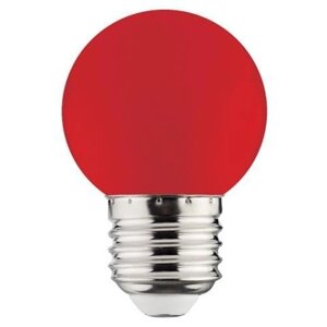 Світлодіодна лампа червона 1W E27 Horoz RAINBOW