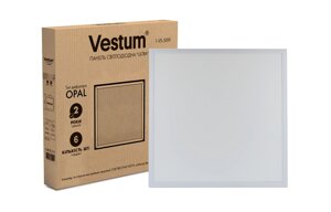 Світлодіодна врізна панель LED ULTRA SLIM 40W 4000K 220V 600x600 білого кольору Vestum