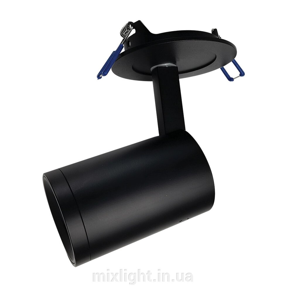 Світильник спот врізний GU10 VELMAX V-SPL чорний max 35W 220V d. 60 * 140 від компанії Mixlight - фото 1