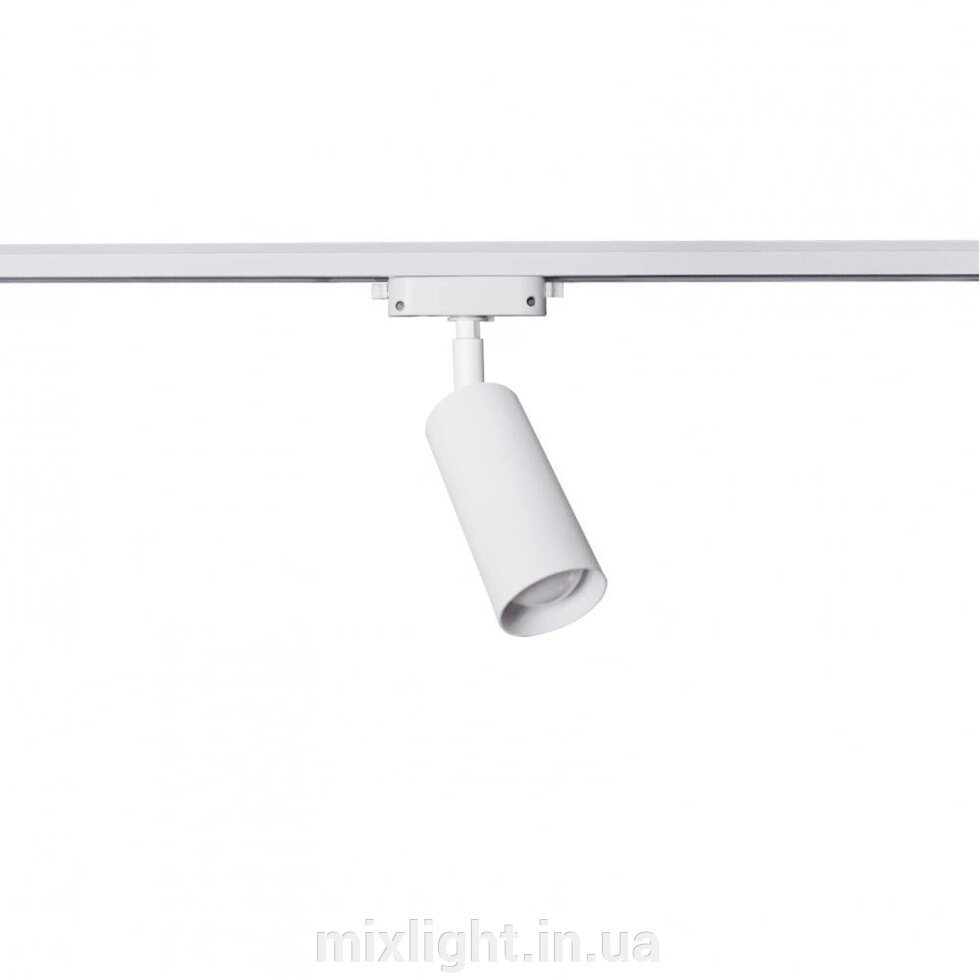 Світильник трековий під лампу Е27 MSK Electric Tube NT 1105-1 WH від компанії Mixlight - фото 1