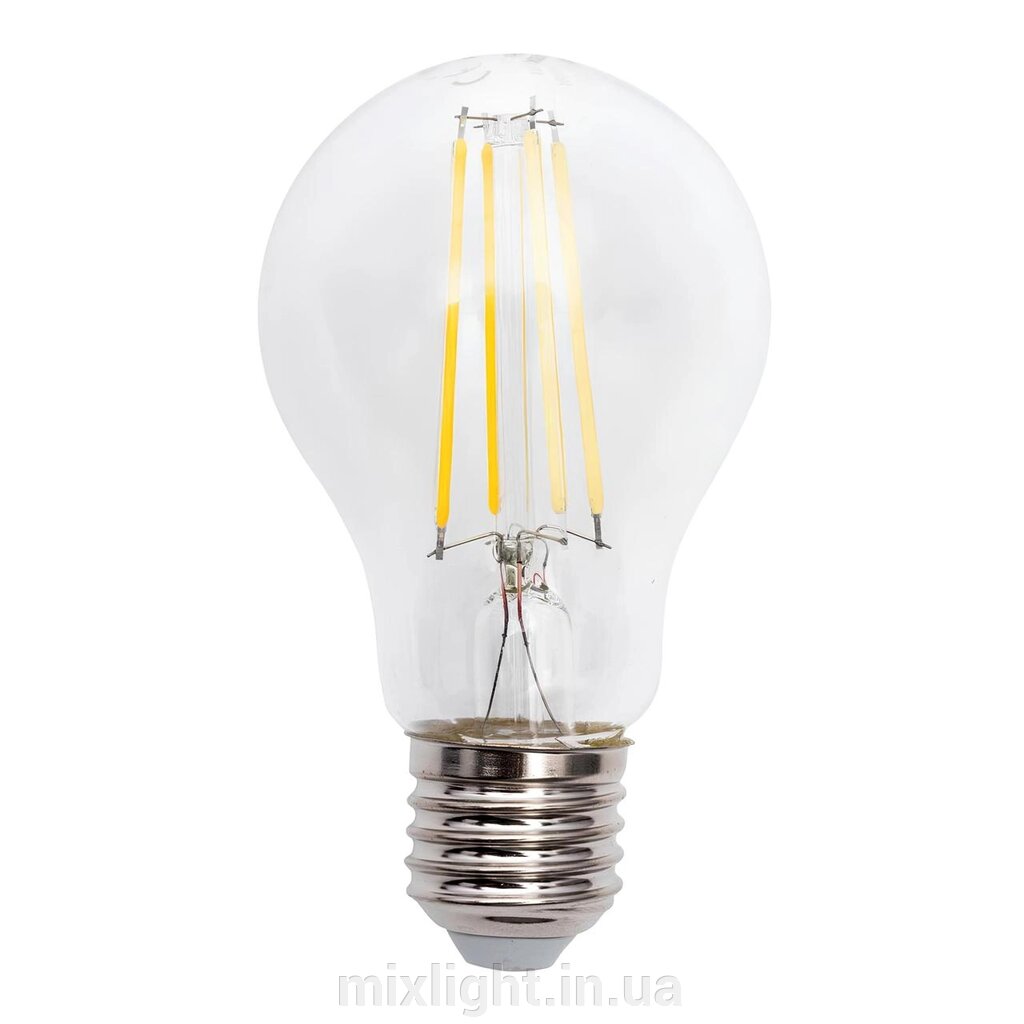 Світлодіодна філаментна лампа А60 10W E27 4200K LED Filament clear SiriusStar 4100 від компанії Mixlight - фото 1