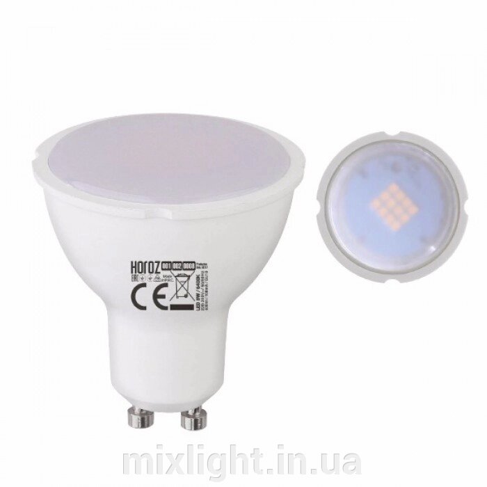 Світлодіодна лампа 10W 6400K GU10 Horoz Electric Plus-10 від компанії Mixlight - фото 1