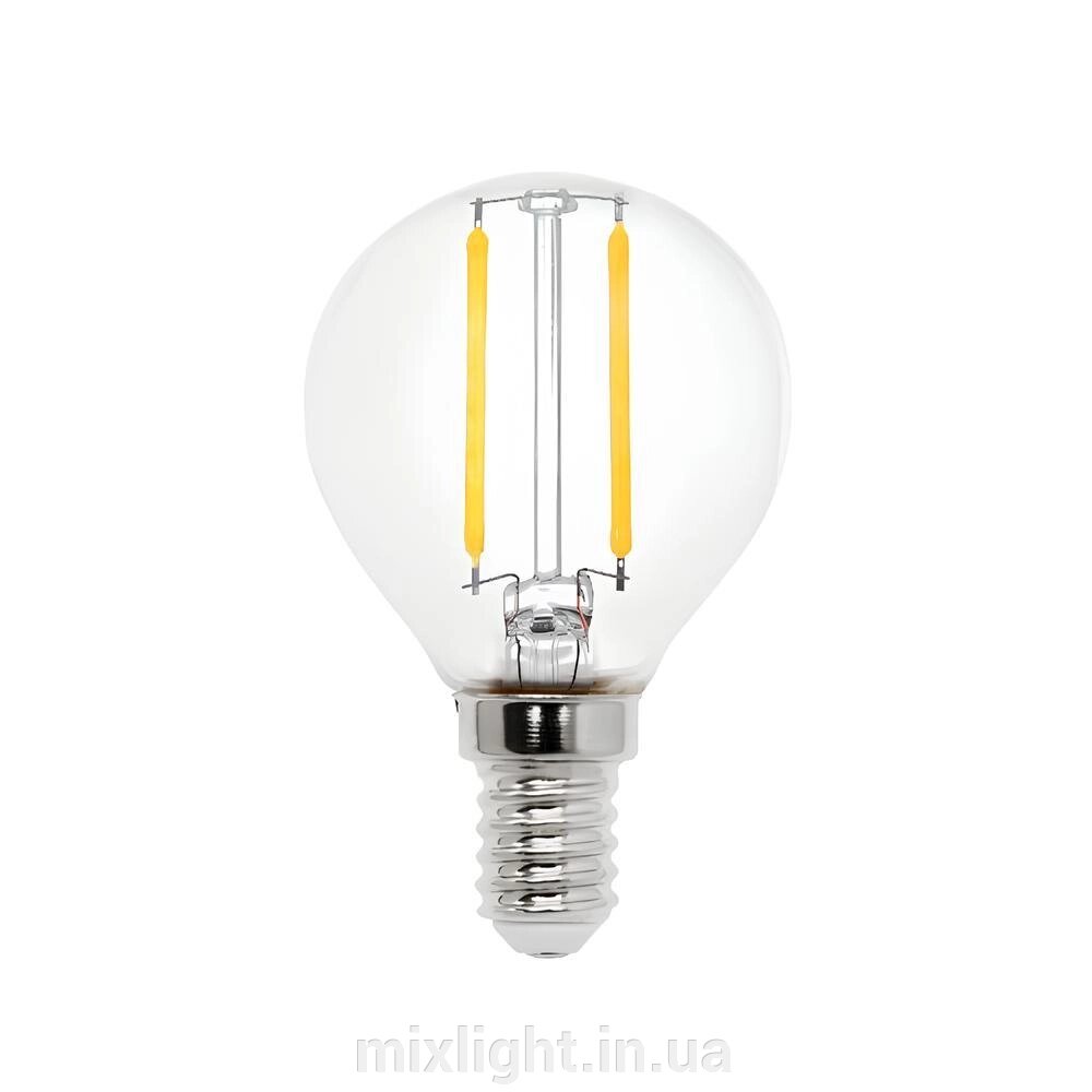 Світлодіодна лампа Filament 4W 2700К E14 кулька 450 lm Horoz Electric Filament BALL-4 від компанії Mixlight - фото 1