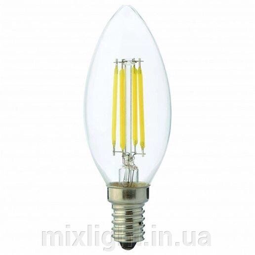 Світлодіодна лампа Filament Candle 4W 4200K E14 від компанії Mixlight - фото 1