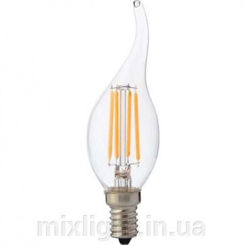 Світлодіодна лампа Filament Flame 4W 2700K E14 від компанії Mixlight - фото 1