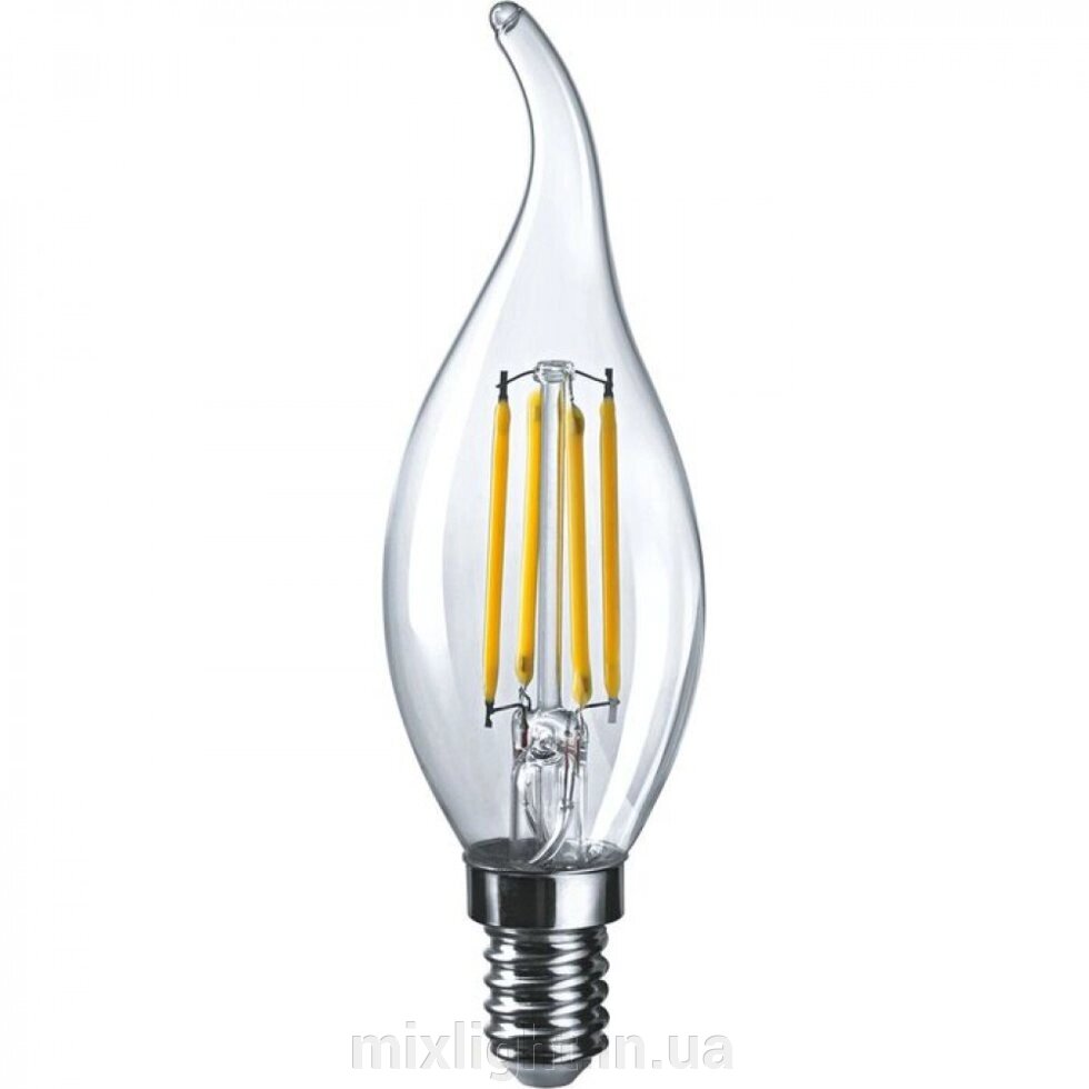 Світлодіодна лампа Filament Flame 4W 4200K E14 від компанії Mixlight - фото 1