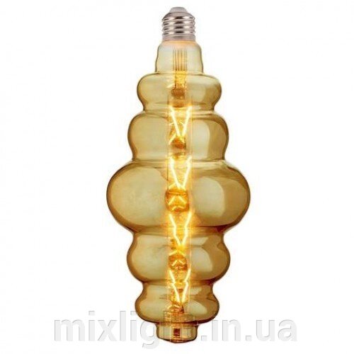 Світлодіодна лампа Horoz FILAMENT ORIGAMI Янтар 8W E27 2200K Horoz Electric від компанії Mixlight - фото 1