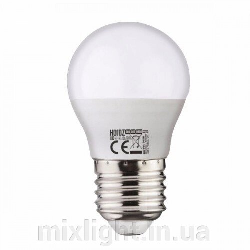 Світлодіодна лампа куля 10W 3000K E27 Elite-10 Horoz Electric від компанії Mixlight - фото 1