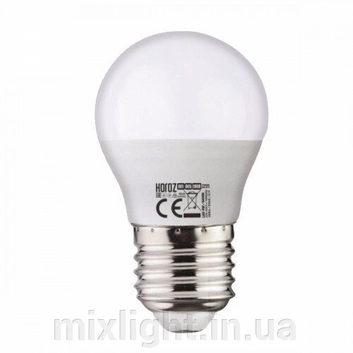 Світлодіодна лампа куля 8W 6000K E27 Elite-8 Horoz Electric від компанії Mixlight - фото 1