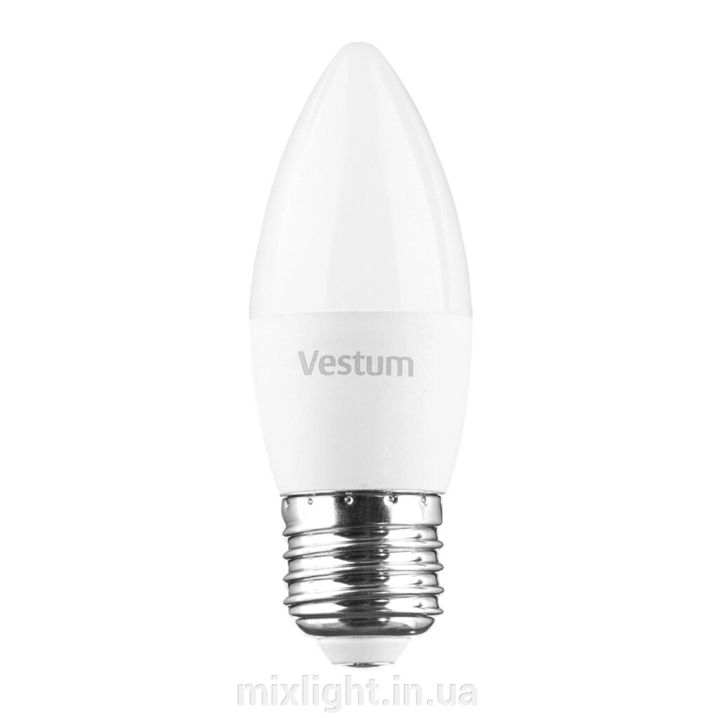 Світлодіодна лампа Vestum C37 8W 3000K 220V E27 1-VS-1310 від компанії Mixlight - фото 1