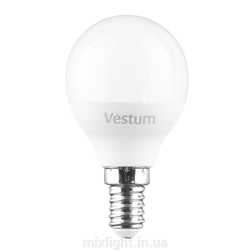 Світлодіодна лампа Vestum G45 6W 3000K 220V E14 1-VS-1204 від компанії Mixlight - фото 1