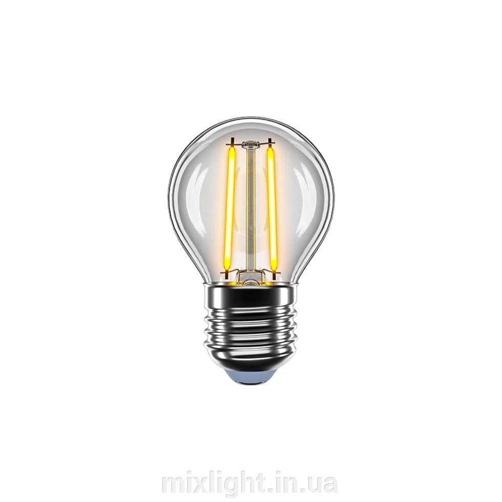 Світлодіодна ретро лампа 2W філаментна VELMAX LED V-Filament-G45 E27 4100К 200Lm від компанії Mixlight - фото 1