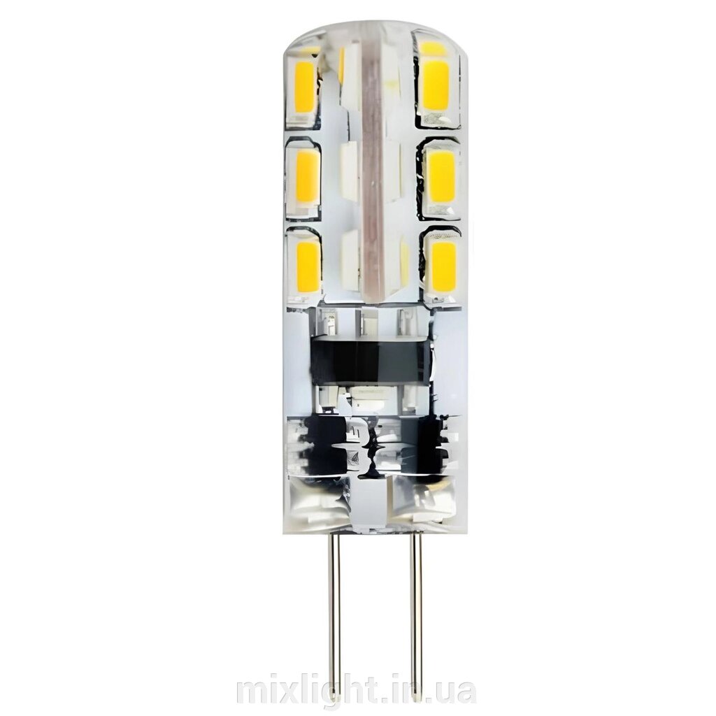 Світлодіодна силіконова лампа LED G4 1.5 W 2700 K 12 V DC капсульна Horoz Electric MIDI від компанії Mixlight - фото 1