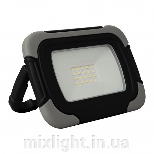 Світлодіодний акумуляторний прожектор 10W 6400K IP44 PANDA-10 Horoz Electric від компанії Mixlight - фото 1