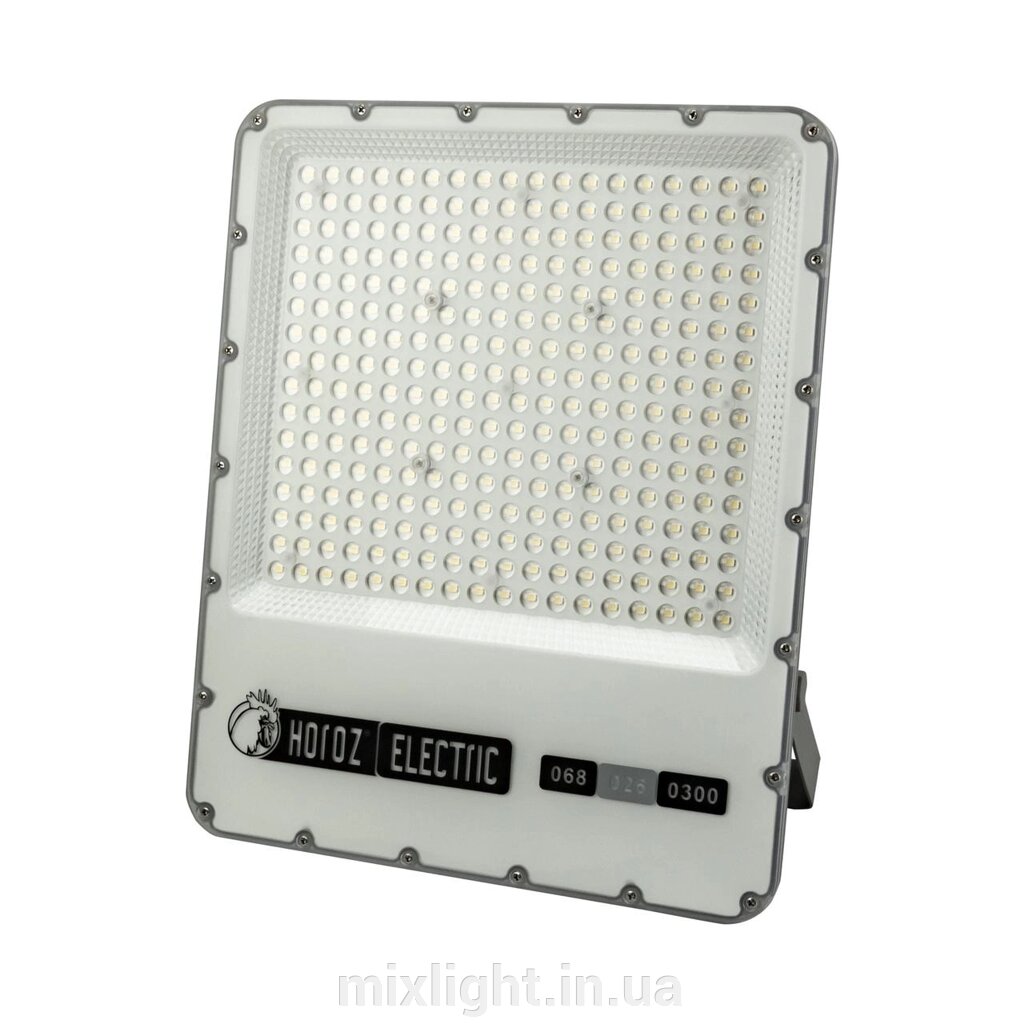 Світлодіодний LED прожектор 300W "FELIS-300" 6400K 36000 Lm вуличний IP65 сірий Horoz Electric від компанії Mixlight - фото 1