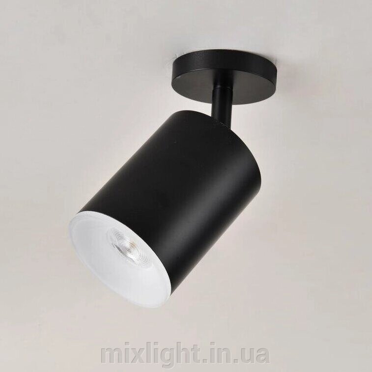 Світлодіодний LED світильник спот 10W поворотний чорного кольору Sirius RT534 BK від компанії Mixlight - фото 1