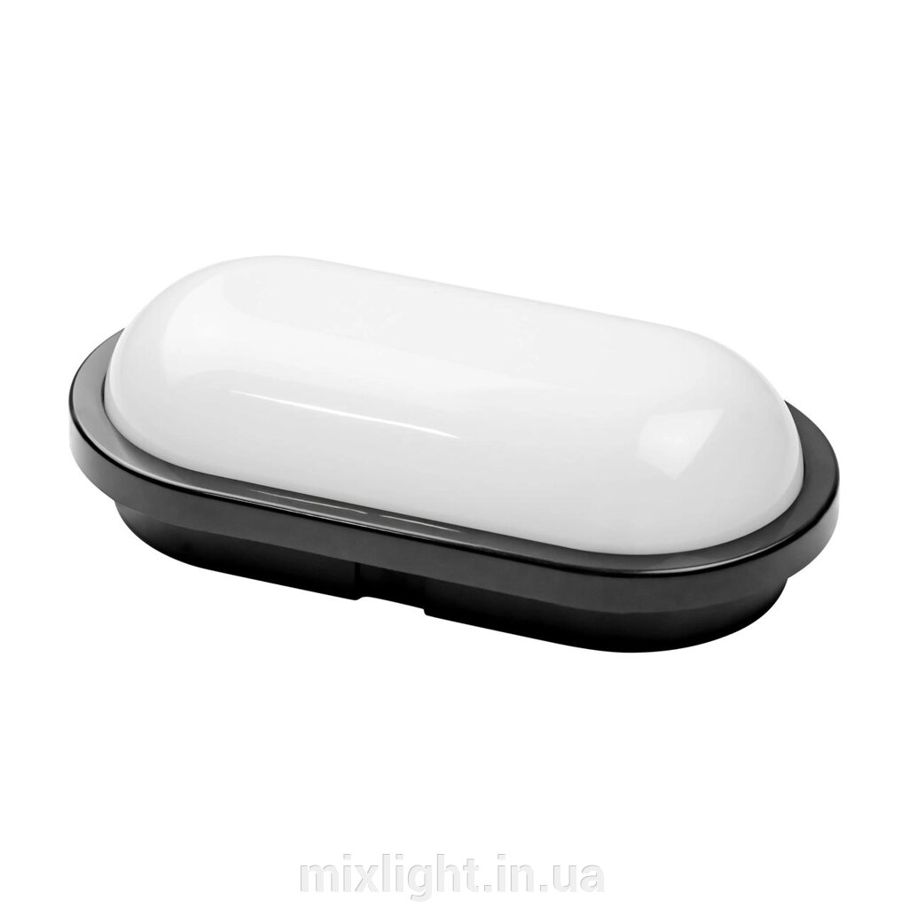 Світлодіодний накладний LED світильник ЖКГ 15W 6400К чорний вологозахищений IP65 Teb Elektrik AYDOS-15 від компанії Mixlight - фото 1