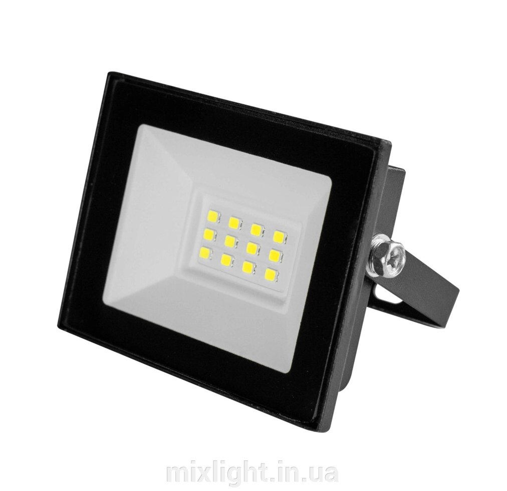 Світлодіодний прожектор 10W GLX LED 6500K IP65 від компанії Mixlight - фото 1