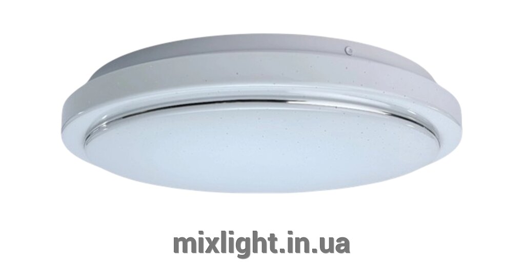 Світлодіодний стельовий LED світильник Зоряне небо 30W 4000К 2900Lm 375*60мм IP44 Vestum RONDO VS-80068 від компанії Mixlight - фото 1