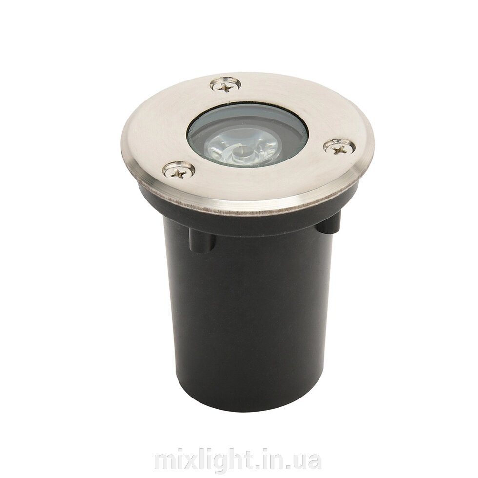 Тротуарний LED світильник 1W AZUR-1 IP67 корпус матовий хром Horoz Electric від компанії Mixlight - фото 1