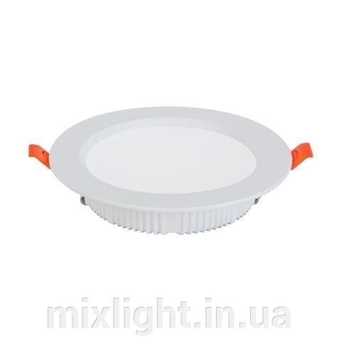 Врізний led світильник коло 24W 4200K Horoz Electric Alexa-24 від компанії Mixlight - фото 1