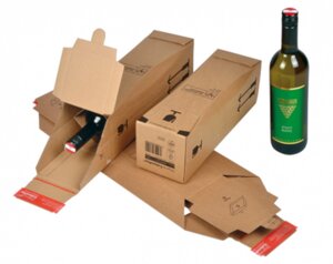 Коробка для пляшки 0,75 л, висотою до 300 мм, Colompac