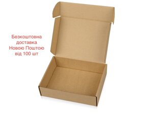Коробка НП 0,5 кг плоска, 24х17х5 см, краще Нової Пошти, самозбірна, гофрокартон Т22, профіль Е
