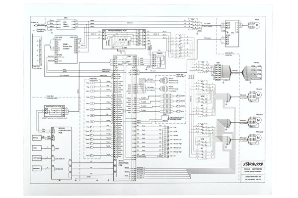 Наклейка, electrical diagram CIM5 ( рефрижератор StarCool ) от компании Мировой Контейнерный Сервис: рефконтейнер, контейнер, дженсет, genset - фото 1