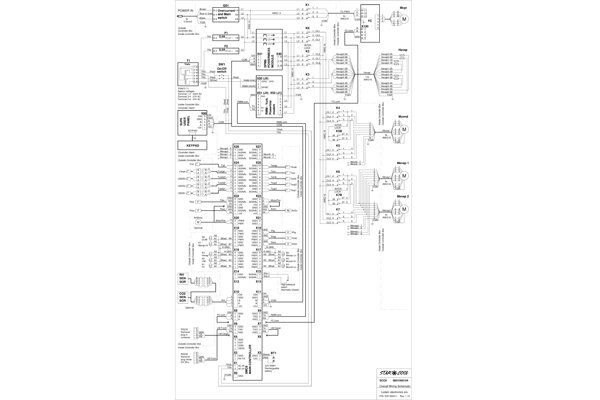 Наклейка, Електрична діаграма CIM6, Запчастини для холодильних агрегатів охолоджених контейнерів Starcool від компанії Світовий Контейнерний Сервіс: рефконтейнер, контейнер, дженсет, genset - фото 1