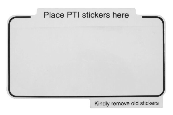 Наклейка, наклейки PTI, запчастини для рефінансування від компанії Світовий Контейнерний Сервіс: рефконтейнер, контейнер, дженсет, genset - фото 1