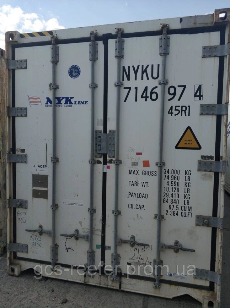 Продам 40-футовий рефконтейнер Daikin від компанії Світовий Контейнерний Сервіс: рефконтейнер, контейнер, дженсет, genset - фото 1