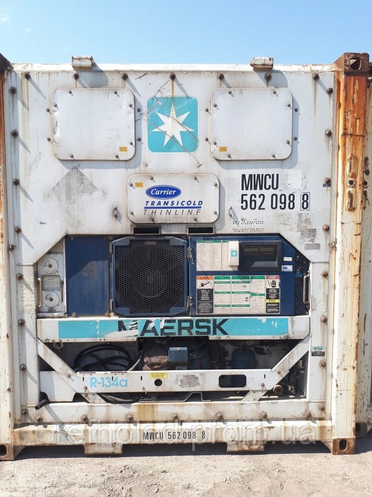 Рефрижератор контейнер, морський рефконтейнер 20 футів холодильник Carrier від компанії Світовий Контейнерний Сервіс: рефконтейнер, контейнер, дженсет, genset - фото 1