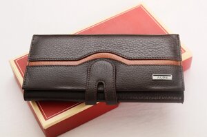 Жіночий шкіряний гаманець Alpe коричневий 7167-5497